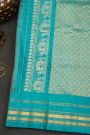 Gadwal Silk Navy Blue Saree