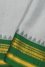 Gadwal Silk Light Grey Saree
