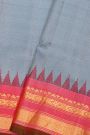 Gadwal Silk Grey Saree