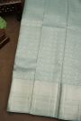 Kancheepuram Silk Ice Blue Saree