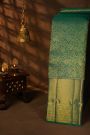 Kancheepuram Silk Peacock Green Saree