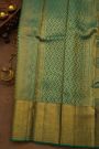 Kancheepuram Silk Peacock Green Saree