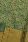Kancheepuram Silk Peacock Green Saree