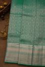 Kancheepuram Silk Bottle Green Saree
