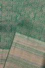 Kancheepuram Silk Bottle Green Saree