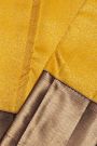 Kancheepuram Silk Mustard Saree