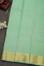 Mysore Crepe Sea Green Saree