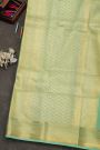 Mysore Crepe Sea Green Saree