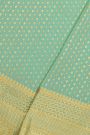 Mysore Crepe Sea Green Saree
