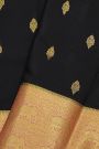 Mysore Crepe Black Saree