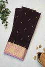 Mysore Crepe Brown Saree