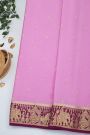 Mysore Crepe Baby Pink Saree