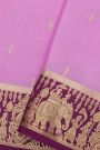 Mysore Crepe Baby Pink Saree