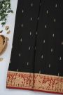 Mysore Crepe Black Saree
