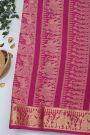 Mysore Crepe Navy Blue Saree