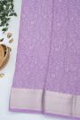 Mysore Crepe Lilac Saree