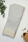 Mysore Crepe Grey Saree