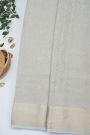 Mysore Crepe Grey Saree