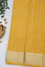 Mysore Crepe Mustard Saree