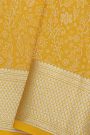 Mysore Crepe Mustard Saree
