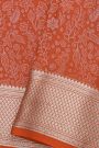 Mysore Crepe Red Saree
