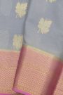 Mysore Crepe Grey Saree