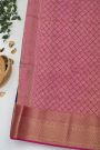 Mysore Crepe Navy Blue Saree
