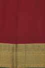 Mysore Crepe Bottle Green Saree