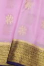 Fancy Crepe Pink Saree