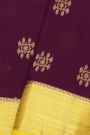 Mysore Crepe Wine Saree