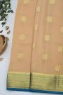 Mysore Crepe Peach Saree