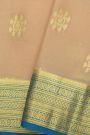 Mysore Crepe Peach Saree