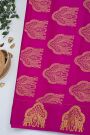 Mysore Crepe Magenta Saree