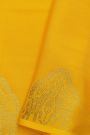 Mysore Crepe Yellow Saree
