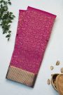 Mysore Crepe Magenta Saree