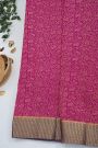 Mysore Crepe Magenta Saree