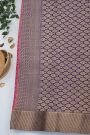 Mysore Crepe Magenta Saree