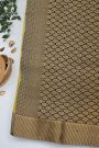 Mysore Crepe Green Saree