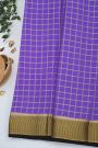 Mysore Crepe Lavender Saree
