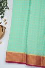 Mysore Crepe Sky Blue Saree