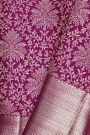 Kancheepuram Silk Magenta Saree
