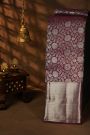 Kancheepuram Silk Wine Saree