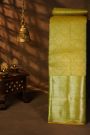 Kancheepuram Silk Parrot Green Saree
