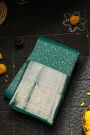 Kancheepuram Silk Rama Green Saree