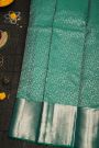 Kancheepuram Silk Rama Green Saree