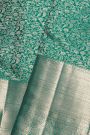 Kancheepuram Silk Rama Green Saree