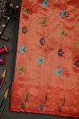 Gadwal Silk Peacock Blue Saree
