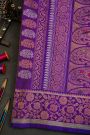 Gadwal Silk Peach Saree