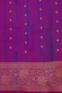 Gadwal Silk Peacock Blue Saree