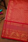 Gadwal Silk White Saree